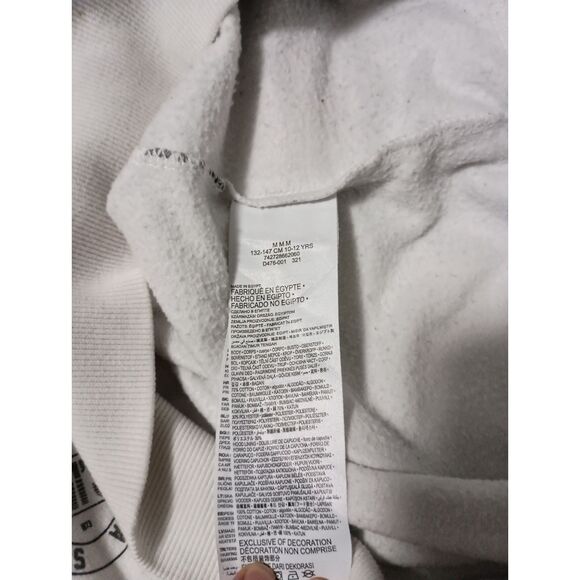 LEVI'S San Francisco CA: White Hoodie with Red Logo / Pouch Pocket-Unisex Kids M - Picture 6 of 6